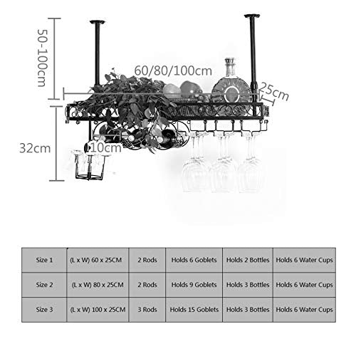 Black Iron Wall Mounted Wine Rack M51509