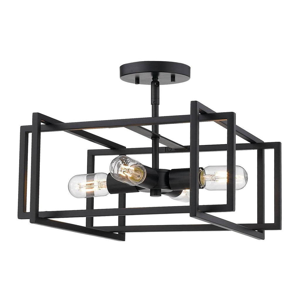 Semi Flush Black I725