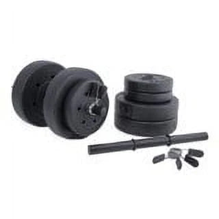 40lb Adjustable Vinyl Dumbbell Set A65968