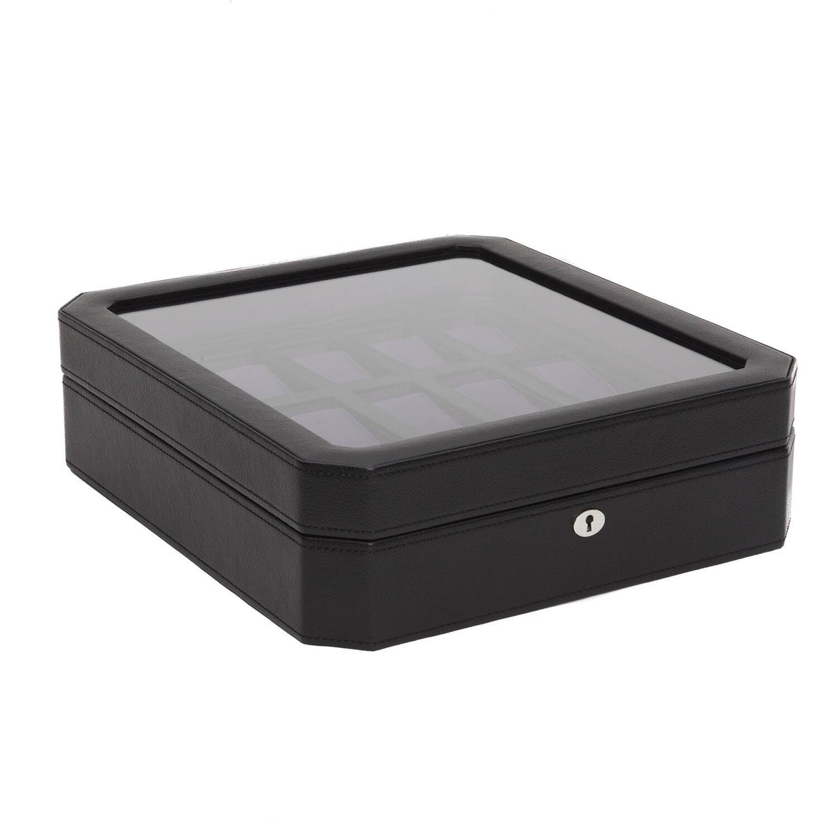 15 Piece Watch Box Black Purple N898