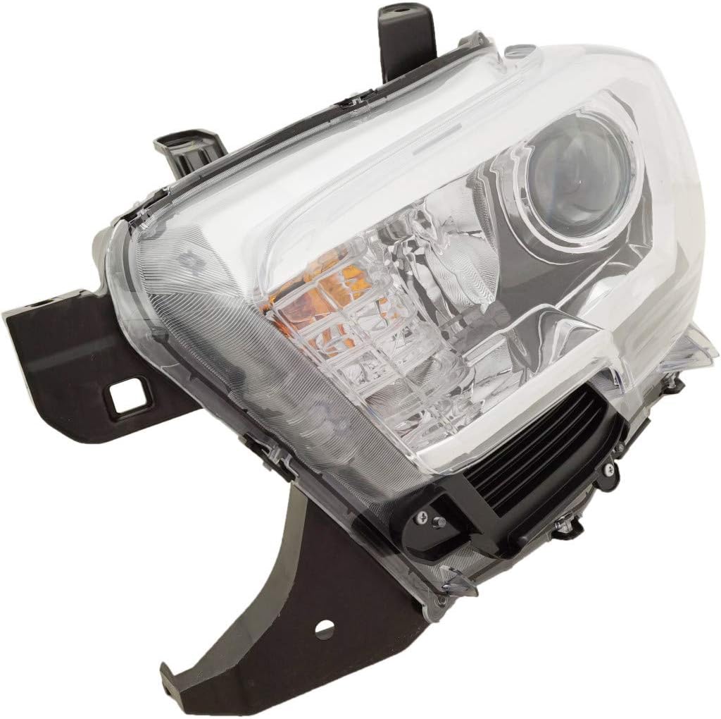 Toyota Tacoma Headlight Pair Driver and Passenger Side Halogen Type Daytime Running Light E592212