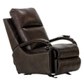 Brown Top Grain Italian Leather Power Recliner Q4084