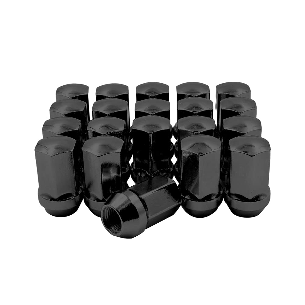 Set of 32pcs Chrome Lug Nut Installation Kit 14x1.5 Thread Pitch 1.75" Long 7/8 Hex 22mm A3305
