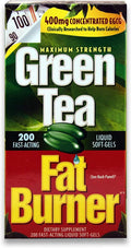 200 Liquid Soft-Gels Green Tea Fat Burner J939