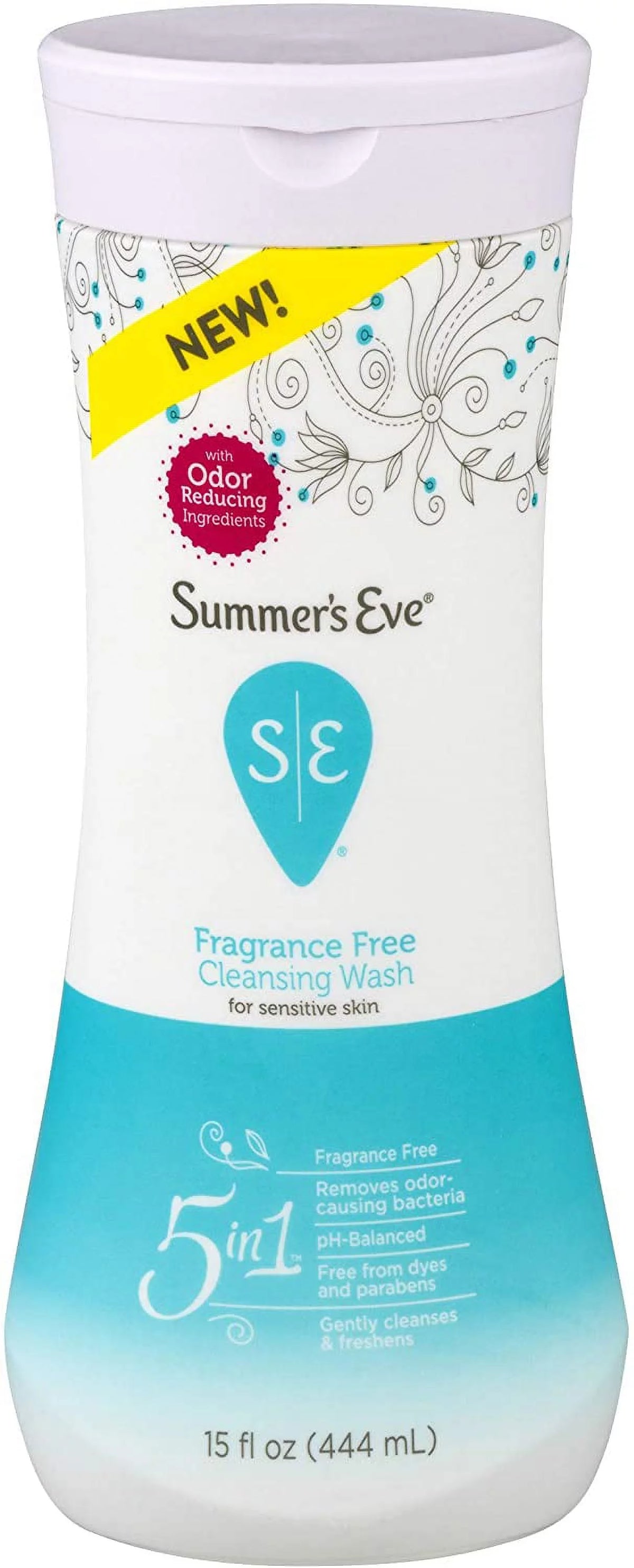 Fragrance Free Cleansing Wash, 15 Fl Oz, Pack of 3 N223