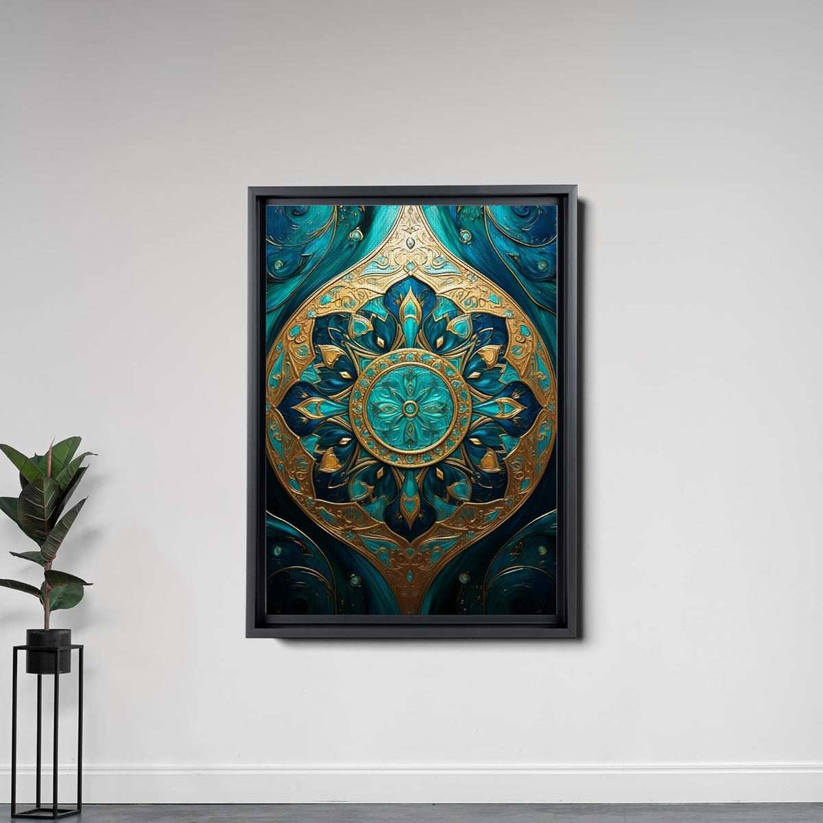 Vintage Mandala Flowers Wall Art Prints G201