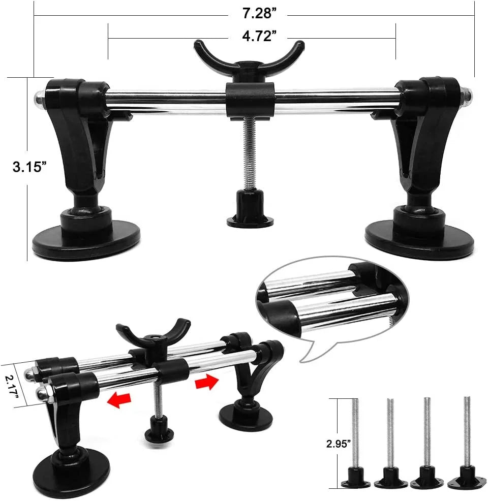 Auto Body Repair Tool Kit with Double Pole Bridge Dent Puller and Glue Set Z6785