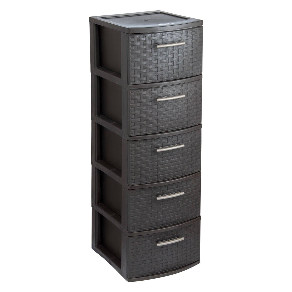 5-Drawer Storage Cabinet Taupe K396