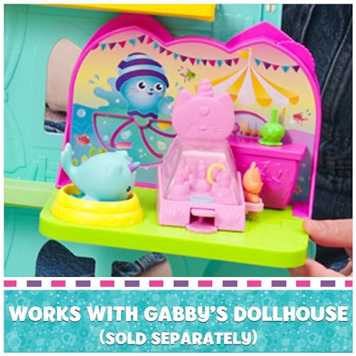 Kitty Narwhal’s Carnival Room with Toy Figure, Surprise Toys and Dollhouse Furniture W878698