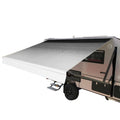 Retractable Motorized 20'X8' RV Patio Canopy Awning Black S1294