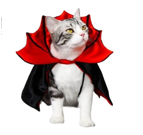 4-Piece Halloween Pet Cosplay Vampire Cloak Outfit L747650