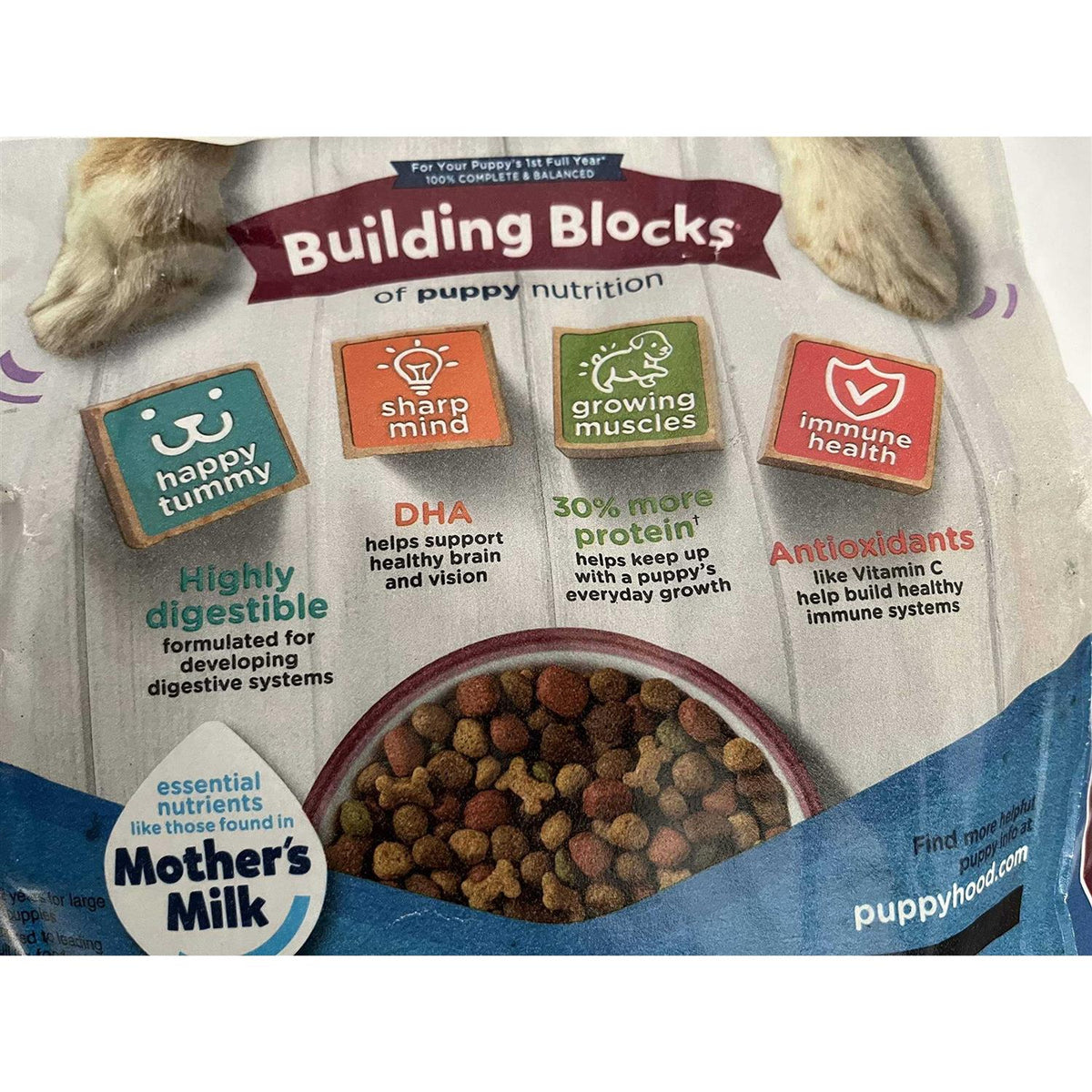 Real Beef Dry Puppy Food V94660
