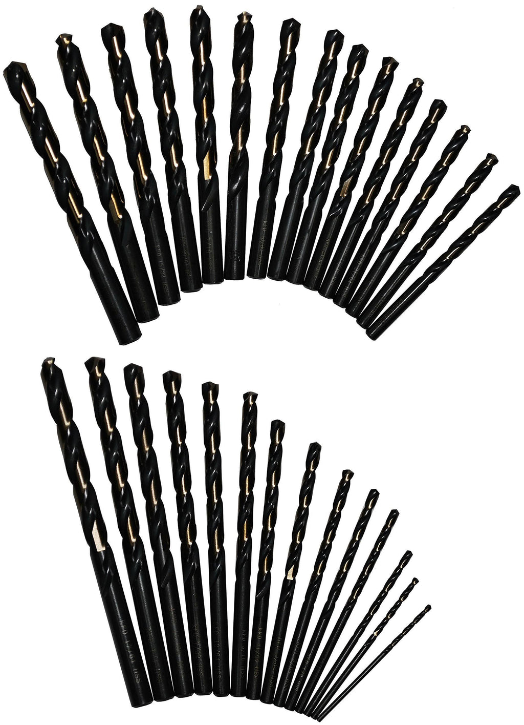 29-Piece M2 High-Speed Steel Drill Bit Set K91751