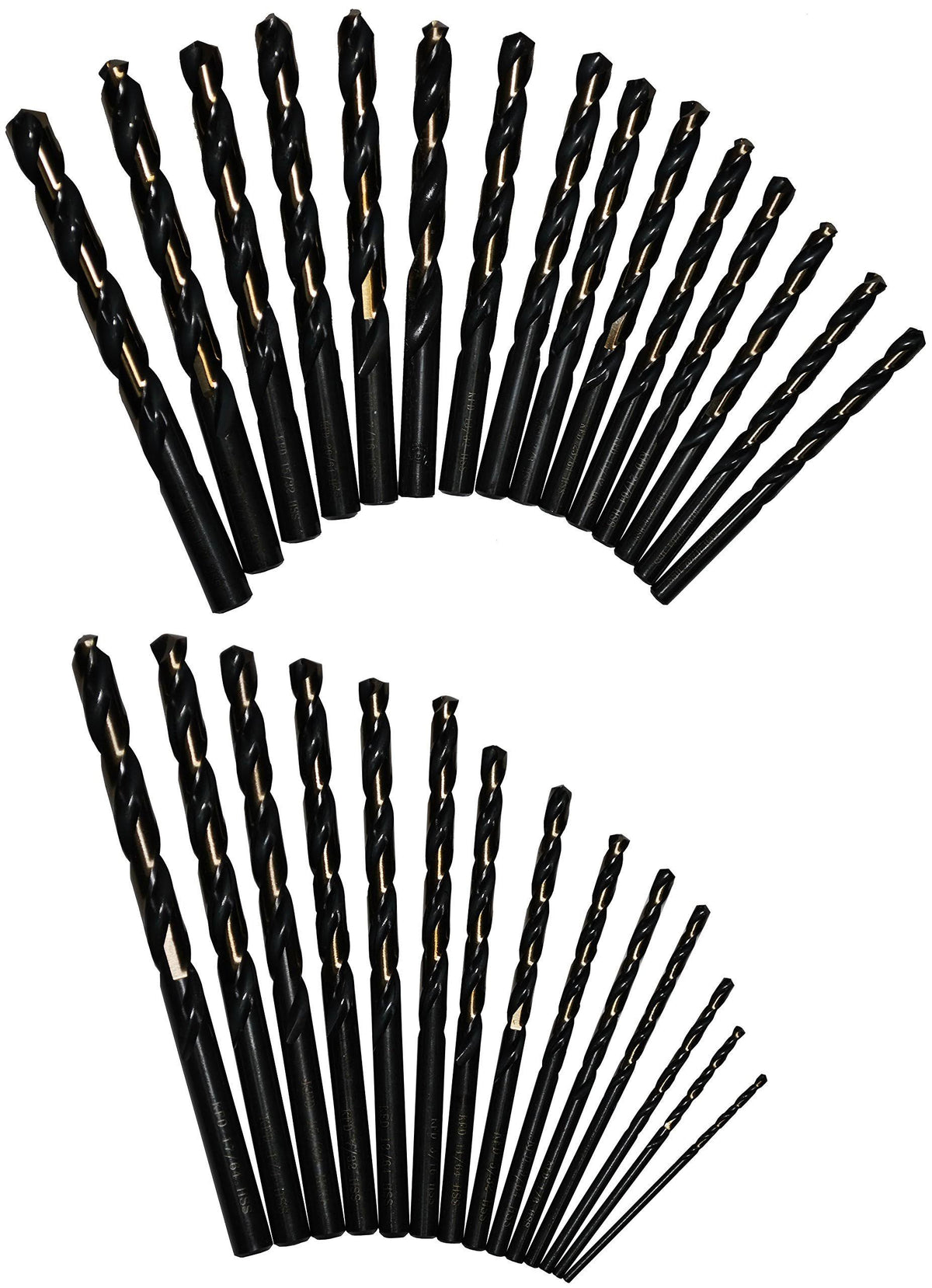 29-Piece M2 High-Speed Steel Drill Bit Set K91751