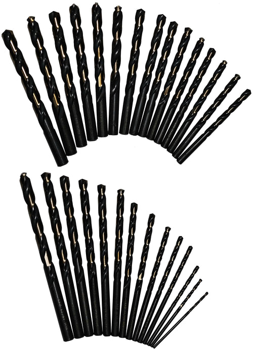 29-Piece M2 High-Speed Steel Drill Bit Set K91751