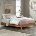 Queen-Size Solid Wood Platform Bed D5119