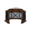12x12ft 6 Side 8 Person Pop Up Gazebo Tent B877