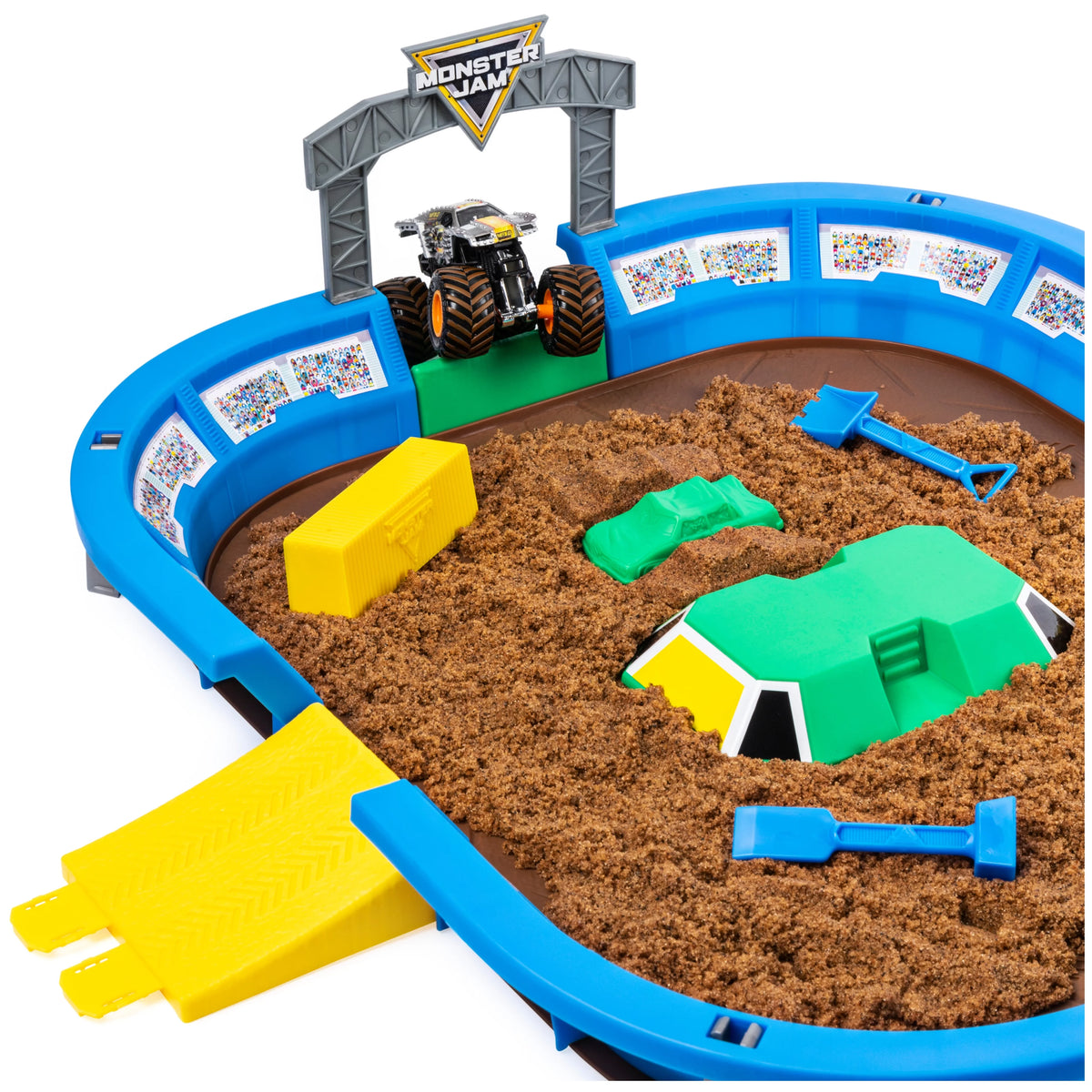 24-Inch Playset with 2lbs of Monster Dirt and 1:64 Scale Die-Cast Truck R785