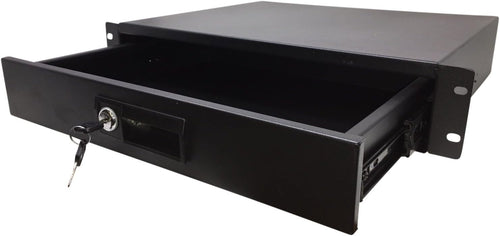 19 Rack Mount DJ Locking Lockable Deep Drawer 1U G664477