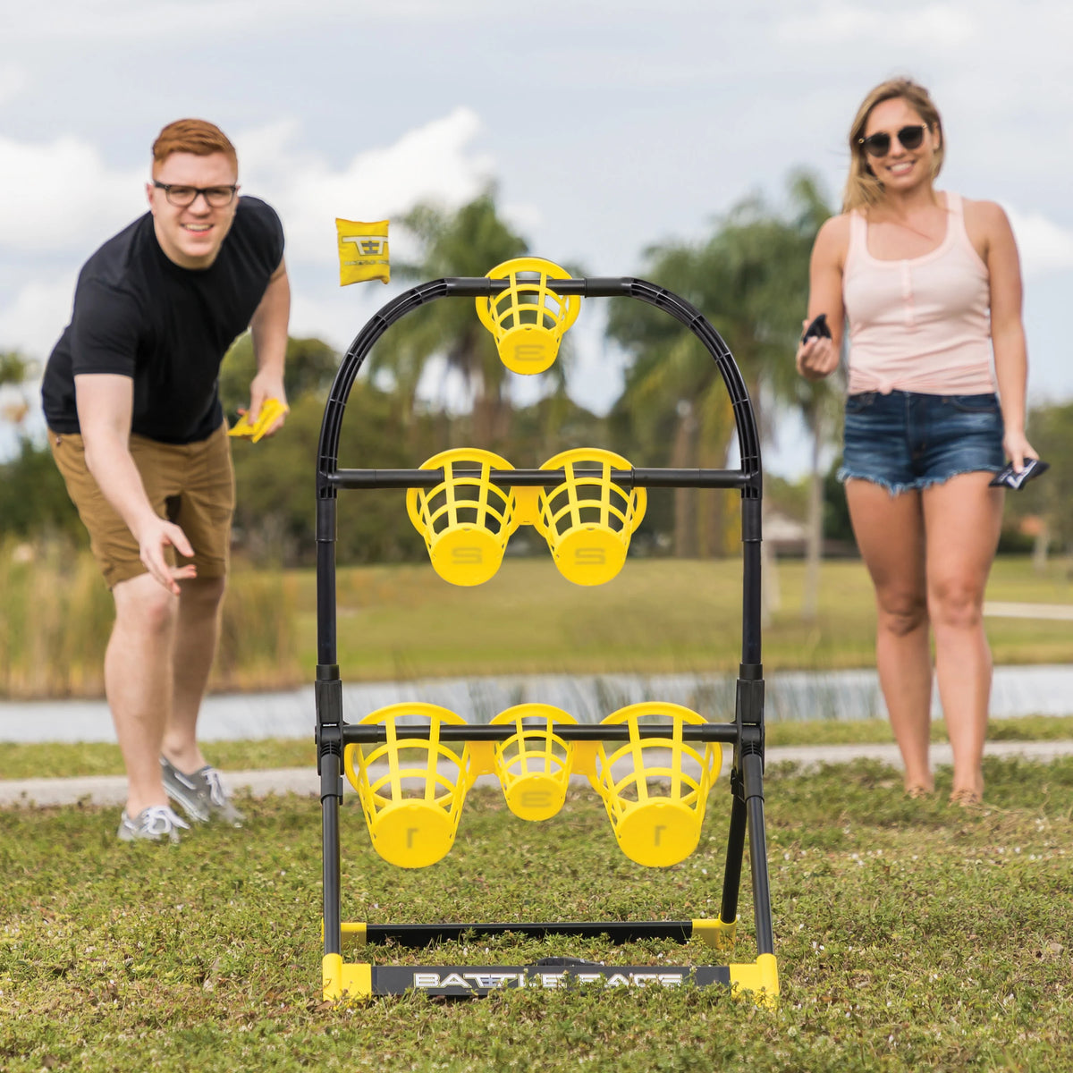 Outdoor Bean Bag Toss Game Set Y869363