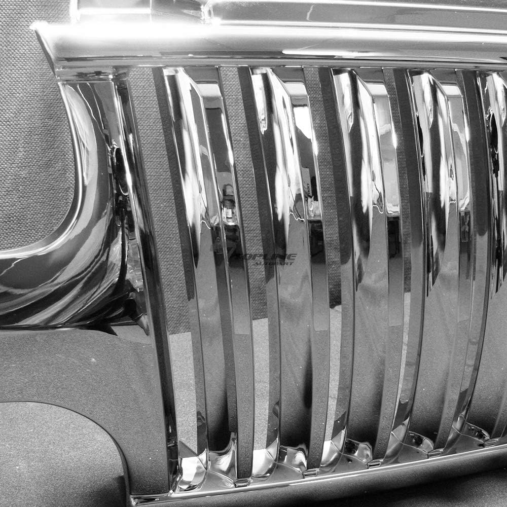 Chrome Front Hood Bumper Grill Grille ABS For Chevy Silverado Tahoe Suburban A7043
