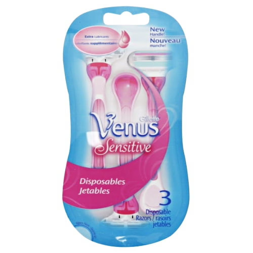 Sensitive Disposable Razors (Pack of 3) D742