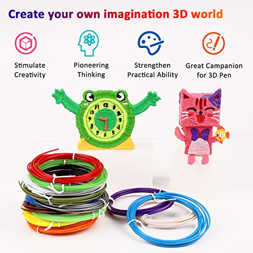 16-Color 320ft PLA 3D Pen Filament Refills 1.75mm M273126