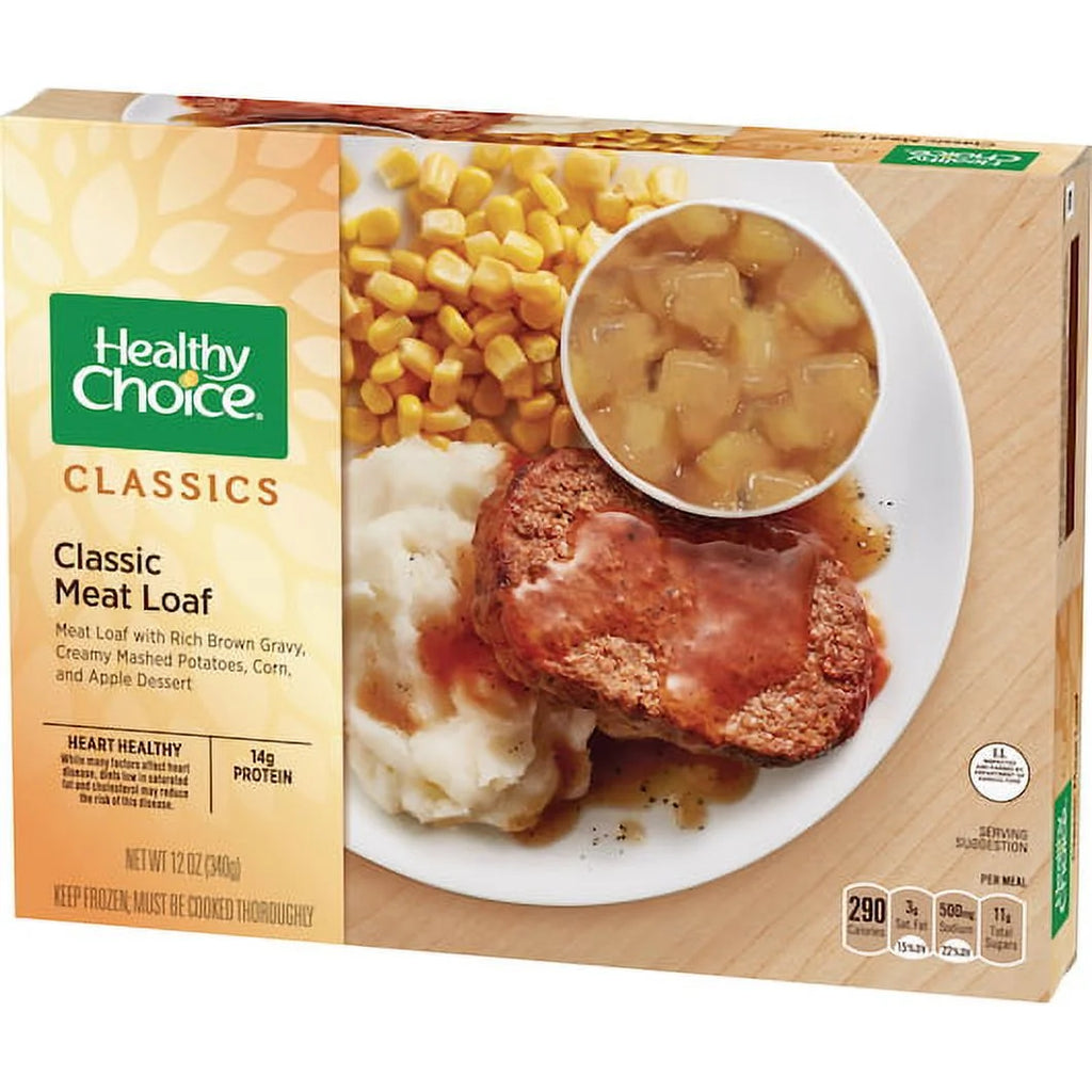Case of 12, Classic Meat Loaf Complete Meal, 12 oz. A457305