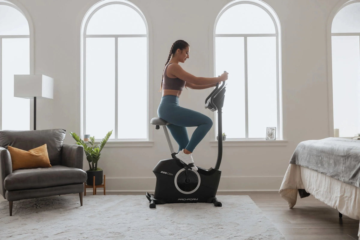 Recumbent Exercise Bike with Display and Tablet Holder Y1636