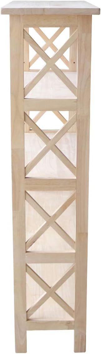 4-Tier X-Sided Bookcase U5307