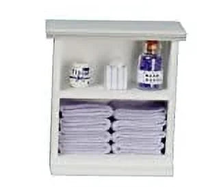 Miniature Furniture Shelf Unit & Bathroom Accessories A88210