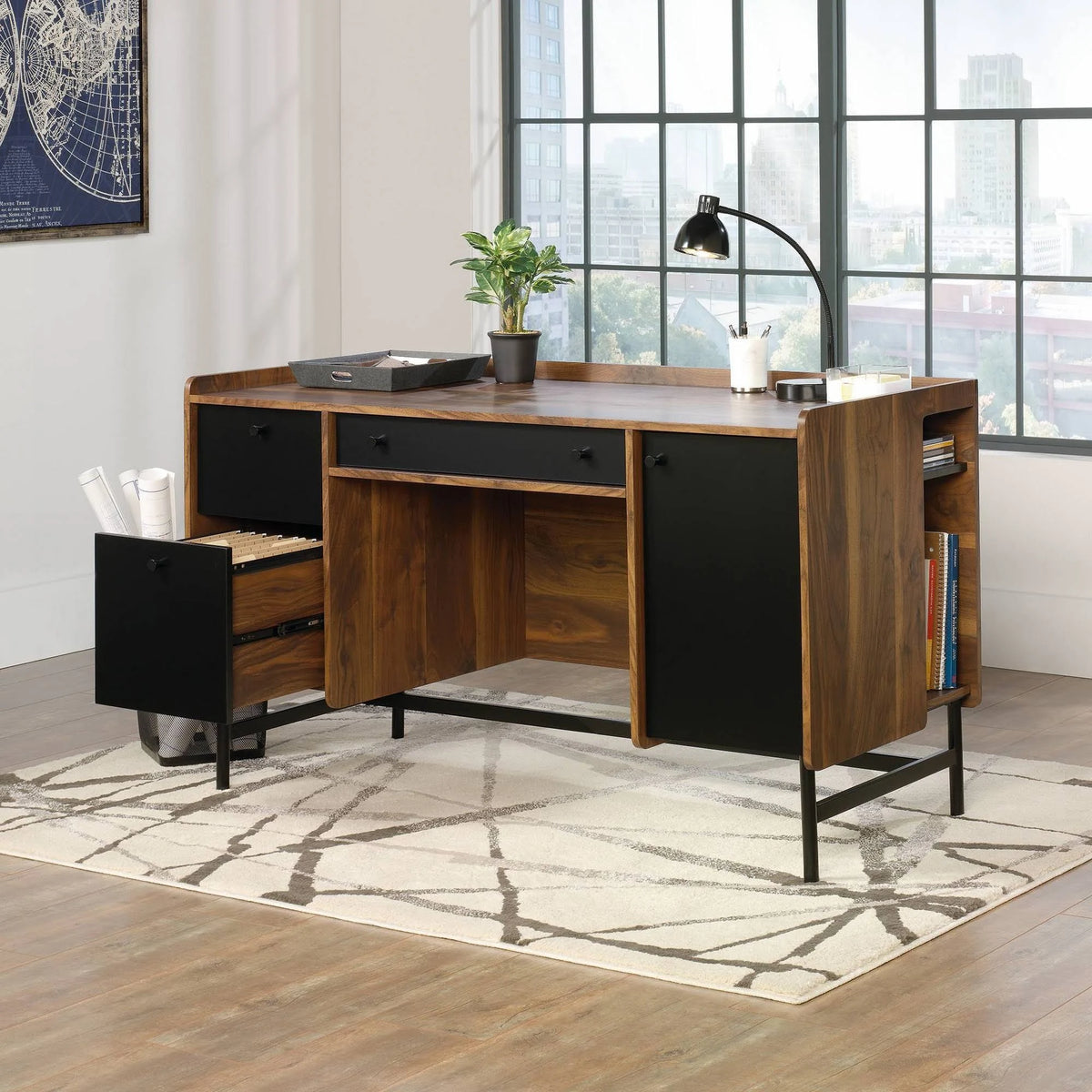 Grand Walnut Writing Desk W401