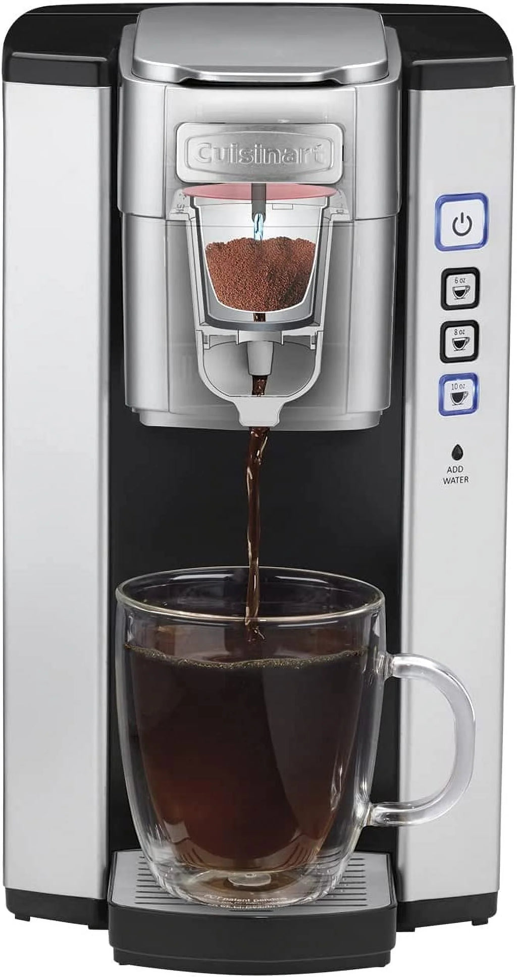 Single Serve 72-Ounce Stainless Steel Coffee Maker V887