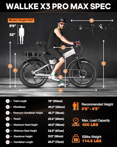 26" Fat Tire 48V 44Ah Battery Full Suspension Electric Mountain Bike N535