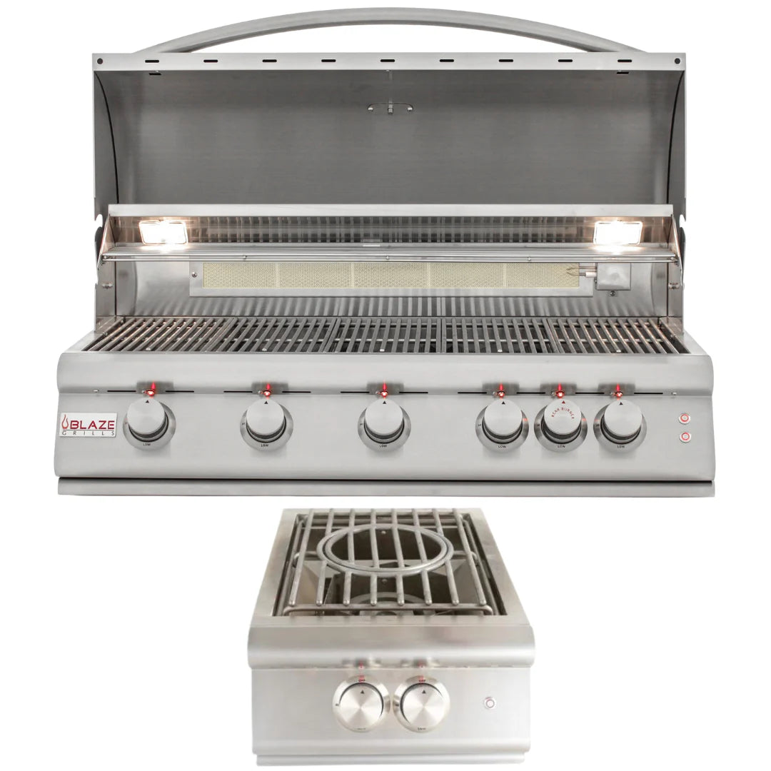 40 in. Natural Gas Grill & Side Burner I513