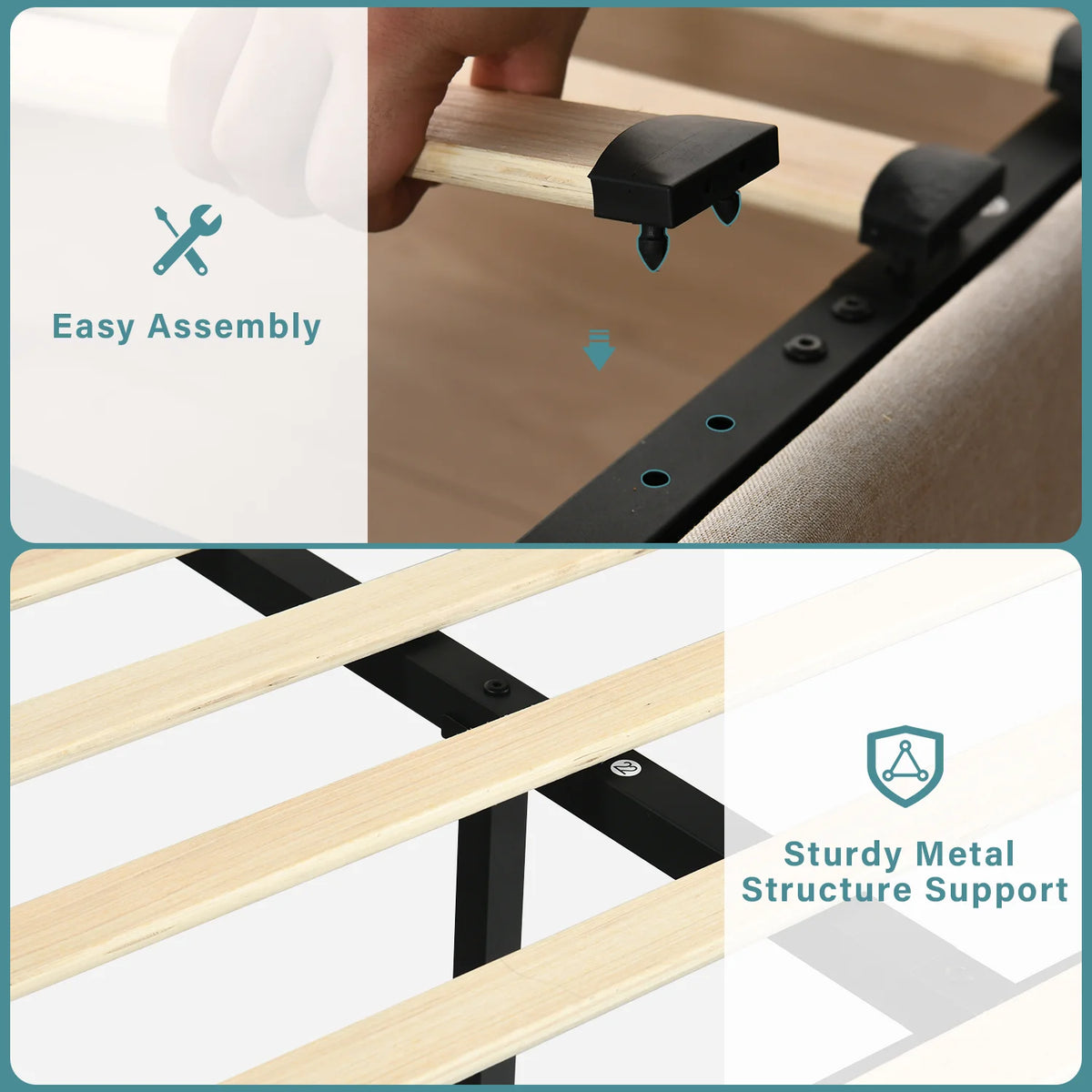 Queen Size Lift Up Storage Bed Frame G981
