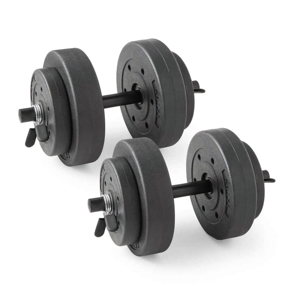 40lb Adjustable Vinyl Dumbbell Set A65968