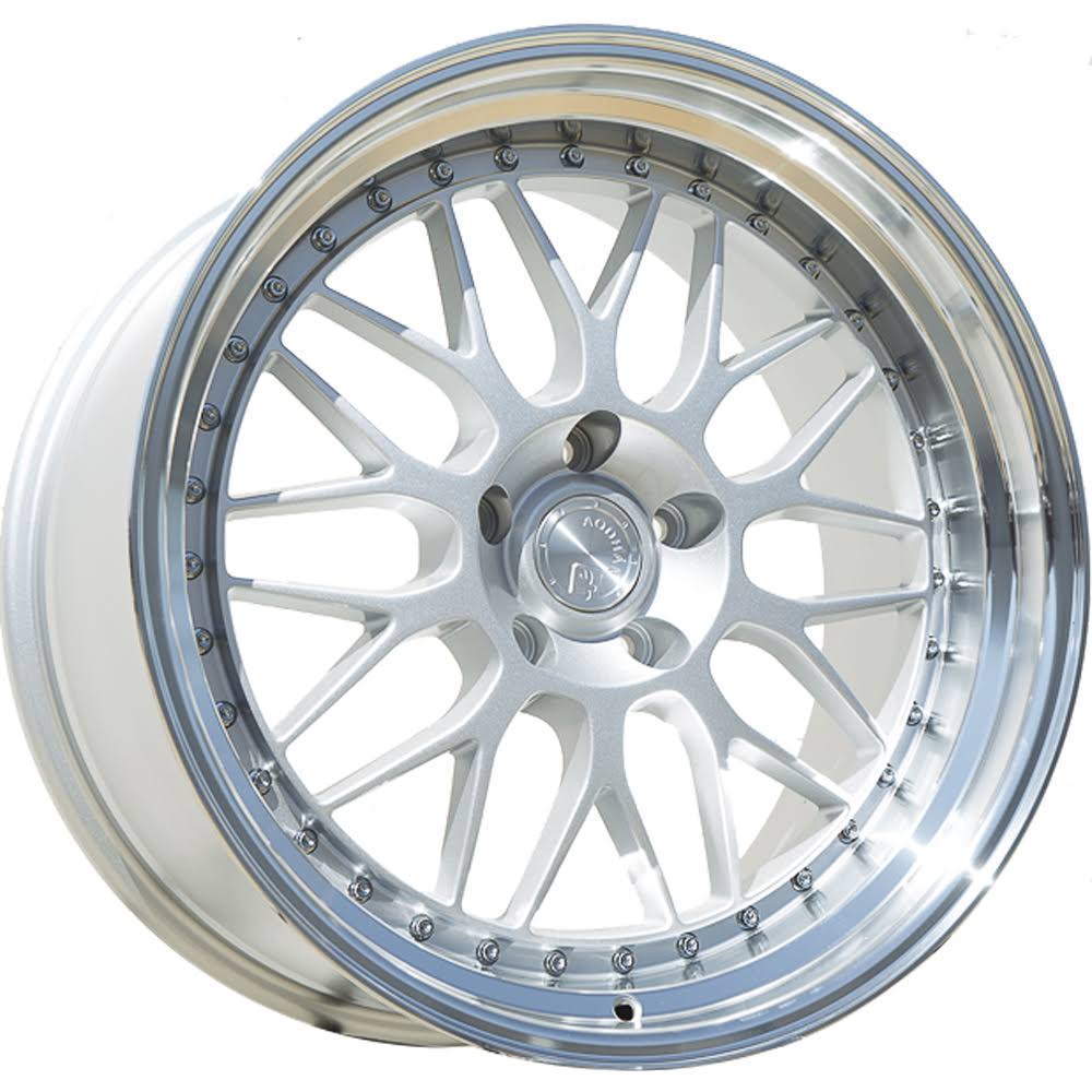 19x9.5 Silver Machined Lip Wheel Rim Z331377