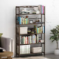 3-Tier Solid Wood Bookcase Storage Shelves with 5 Shelves T600235