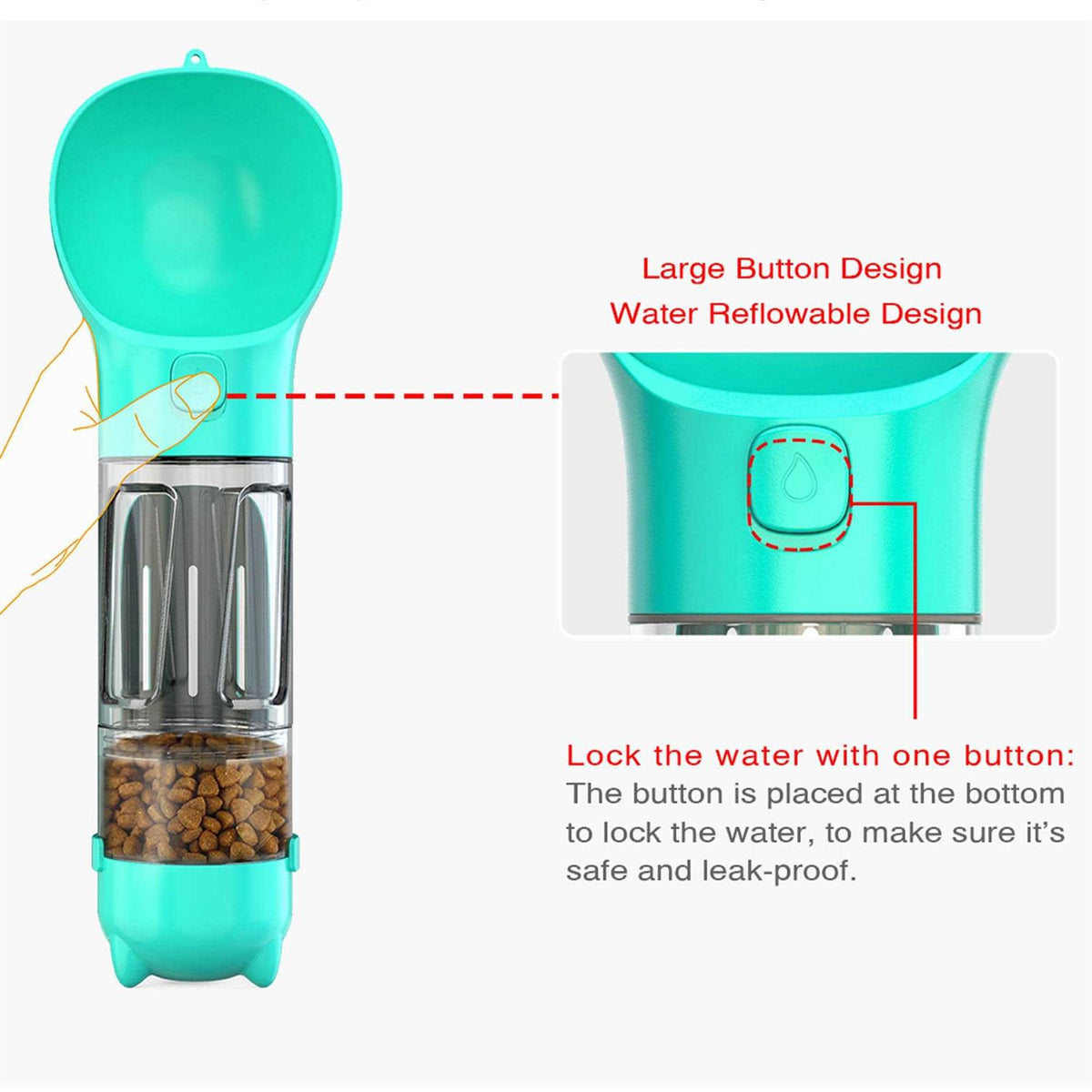 3 in 1 Dog Travel Bottle Set X33564