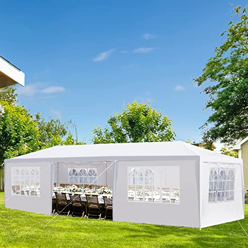 10 x 30FT White Heavy Duty Waterproof Party Tent T81586