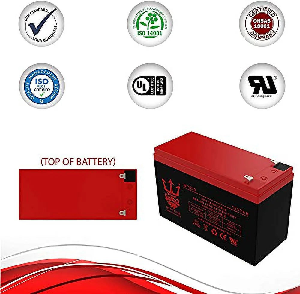 12V 7AH Battery 2 Pack I267910