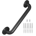 Matte Black Metal Stair Handrail 12 Inch 1 Pack Q461