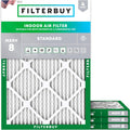 19x21.5x1 MERV 8 Pleated Air Filter (4-Pack) T45555