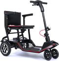 Black 4 Wheel Mobility Scooter with Arm Rests and Basket V5614