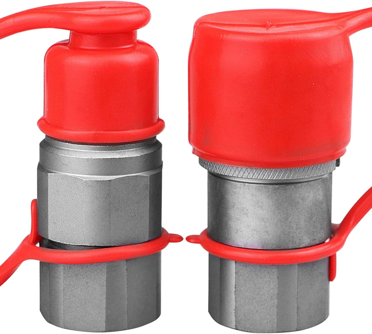 1/2 SAE Flat Face Hydraulic Quick Connect Couplers, ISO 16028, Pack of 2 R1947