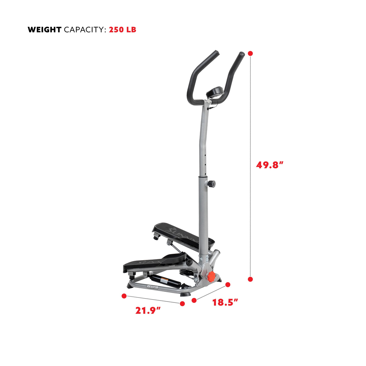 Mini Twister Stair Stepper Climber Machine with Handlebar L181183