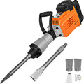 3500W Electric Demolition Hammer Concrete Breaker with Flat Chisel Bull Point Chisel S963215