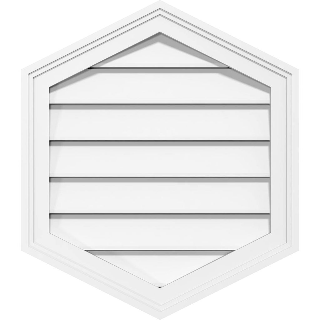 30x22W x 38x22H PVC Gable Vent C666545