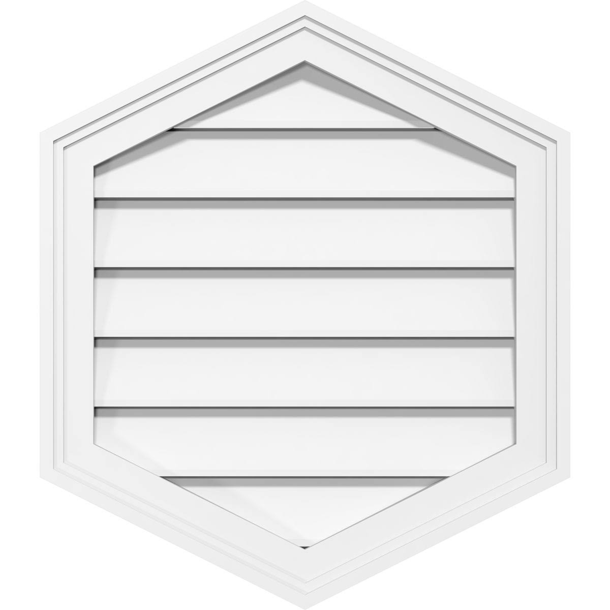 30x22W x 38x22H PVC Gable Vent C666545